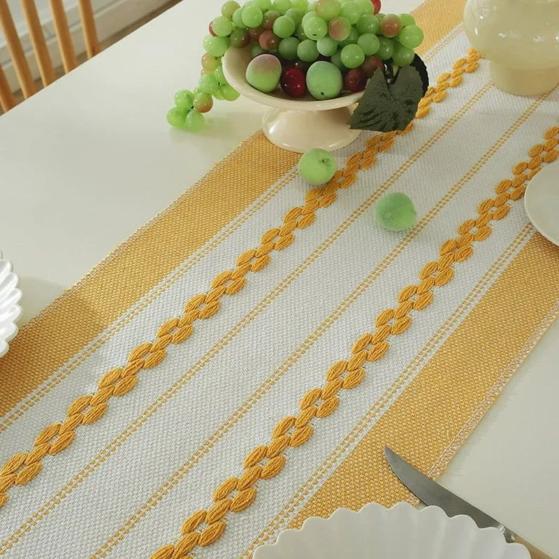 Nordic Charm Cotton Table Runner media 4