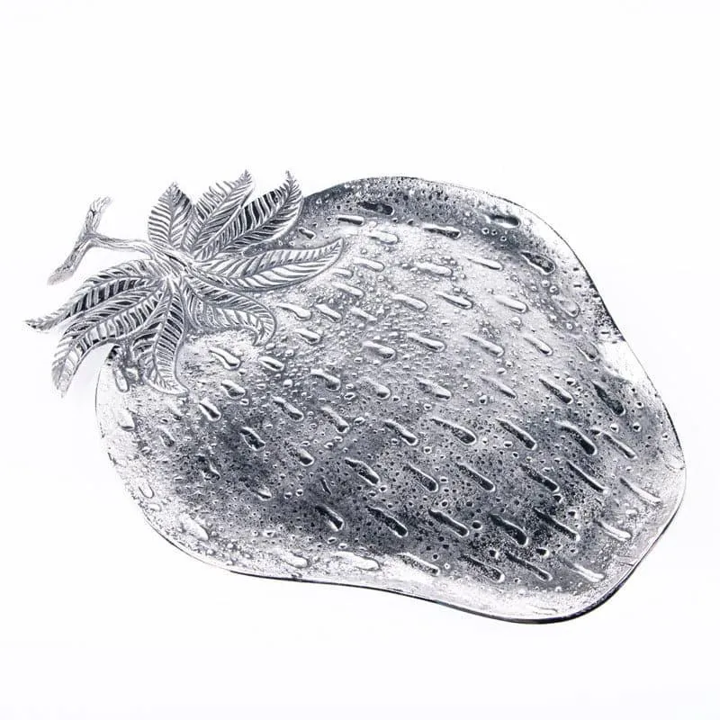 Strawberry Serve Aluminum Platter media 3