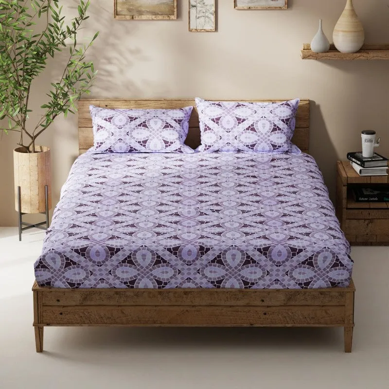 Ylven Bedsheet (Purple) - 115 GSM media 3