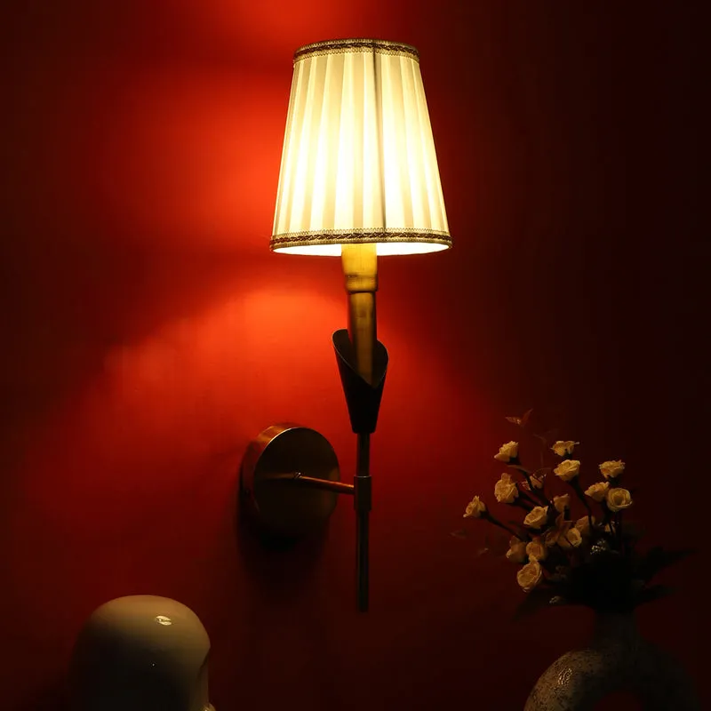 Nairobi Cotton & Iron Wall Lamp media 4