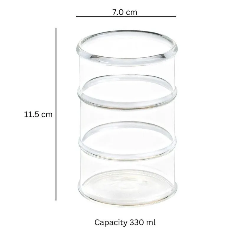 Rustic Amber Drinking Glasses (330 mL) - Set Of Four media 6