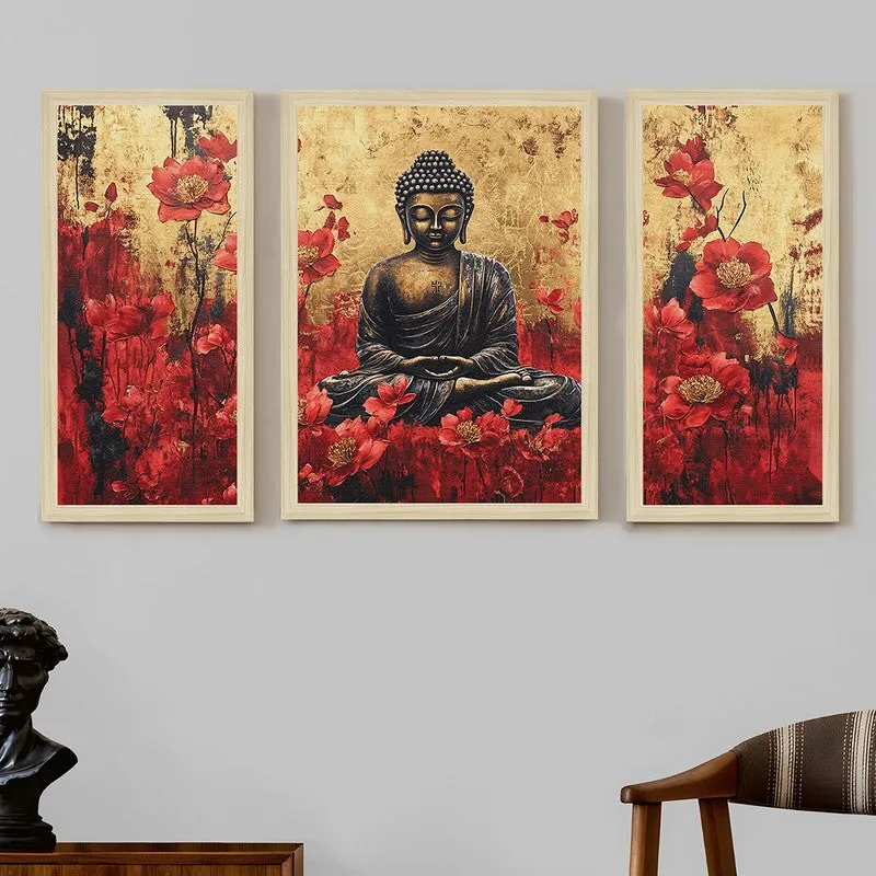 Sacred Silence Wall Art - Set of Three media 3