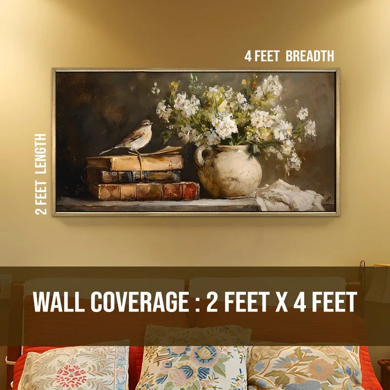 Romanticism Canvas Wall Painting With Frame media 8