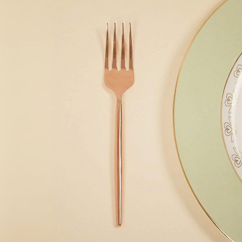 Gilded Tines Copper Dessert Fork - Set Of Six media 3