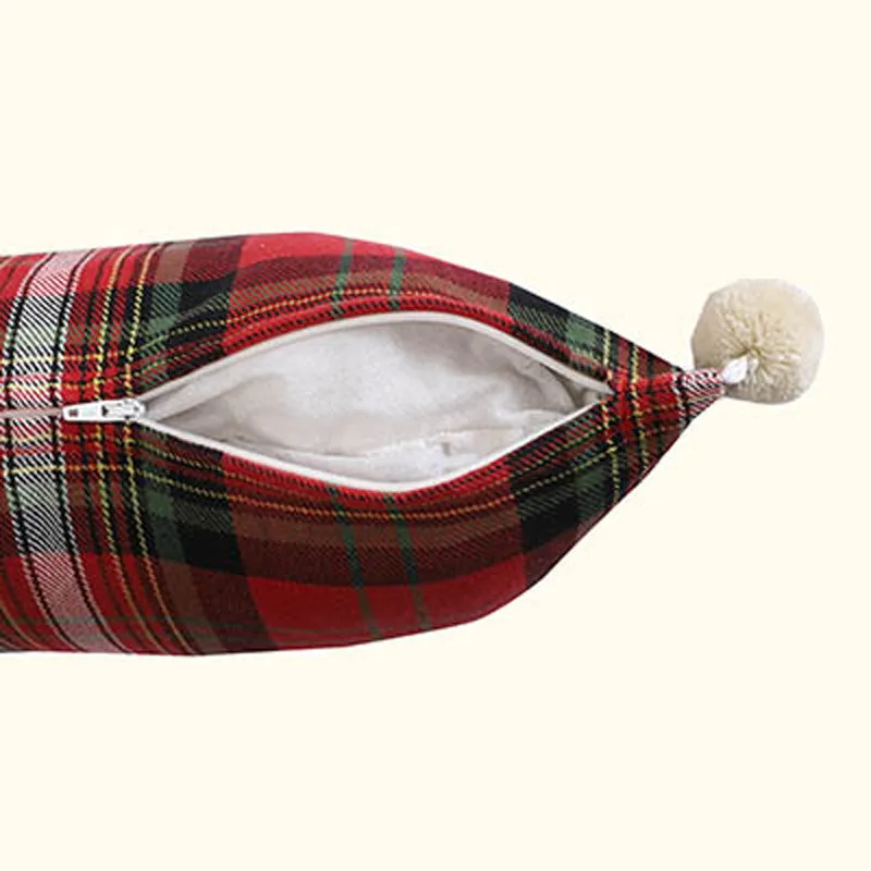 Modern Tartan Woven Cotton Cushion Cover - Set Of Two media 5