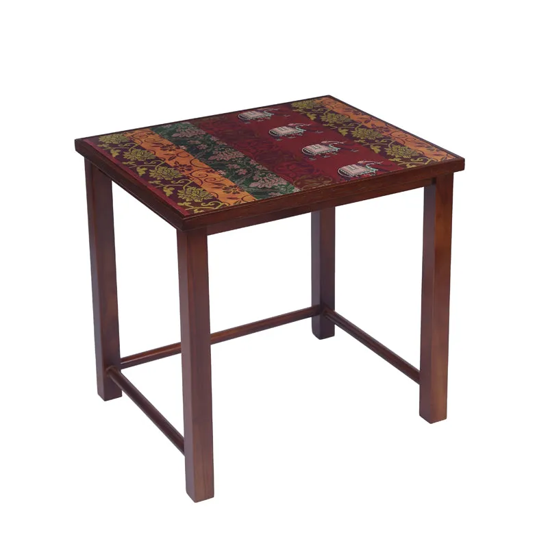 Ethno Motif Side Table - Set Of Three media 3