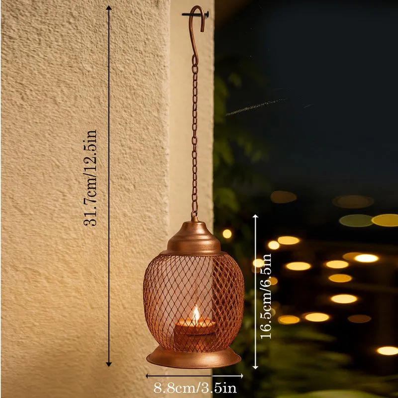 Aura Flick Tea Light Candle Holder (Copper) - Set Of Two media 9
