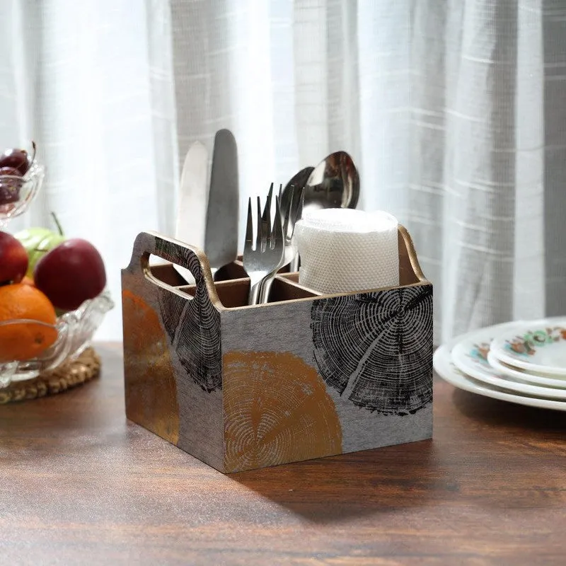 Bark Blueprint Cutlery Holder media 1