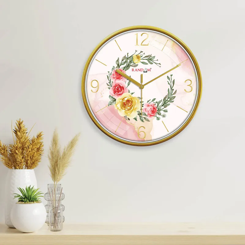 Driel Floral Wall Clock media 1