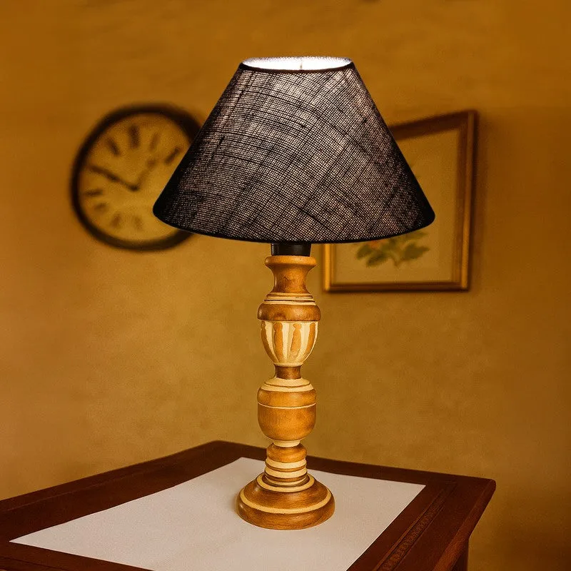 Zenrae Flux Wooden Table Lamp - Blue media 3