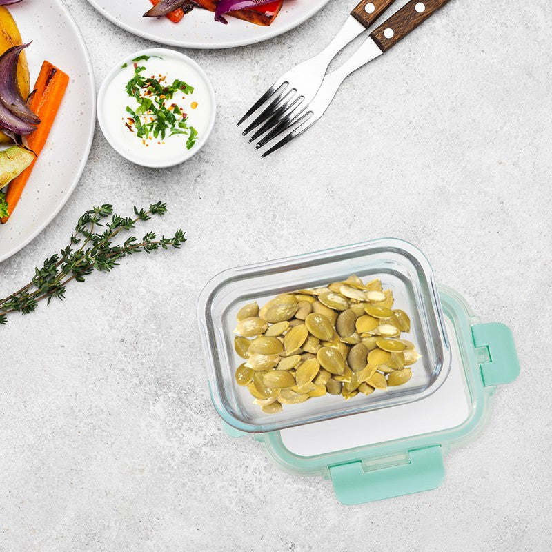 Pakro Leak Proof Glass Lunch Box (185 mL Each) - Set Of Two media 4