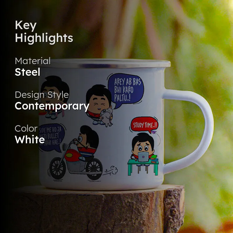 Fun Steel Coffee Mug (250 mL) media 2