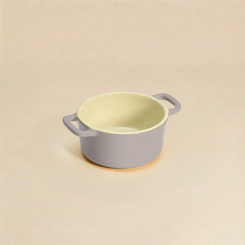 Cumin Co Ceramic Mini Cocottes (Grey/240 mL) - Set of Two media 5