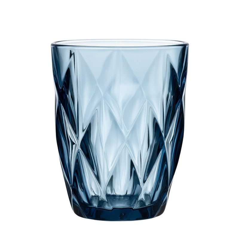 Crystal Wave Glasses (Blue,280 mL) - Set Of Six media 5