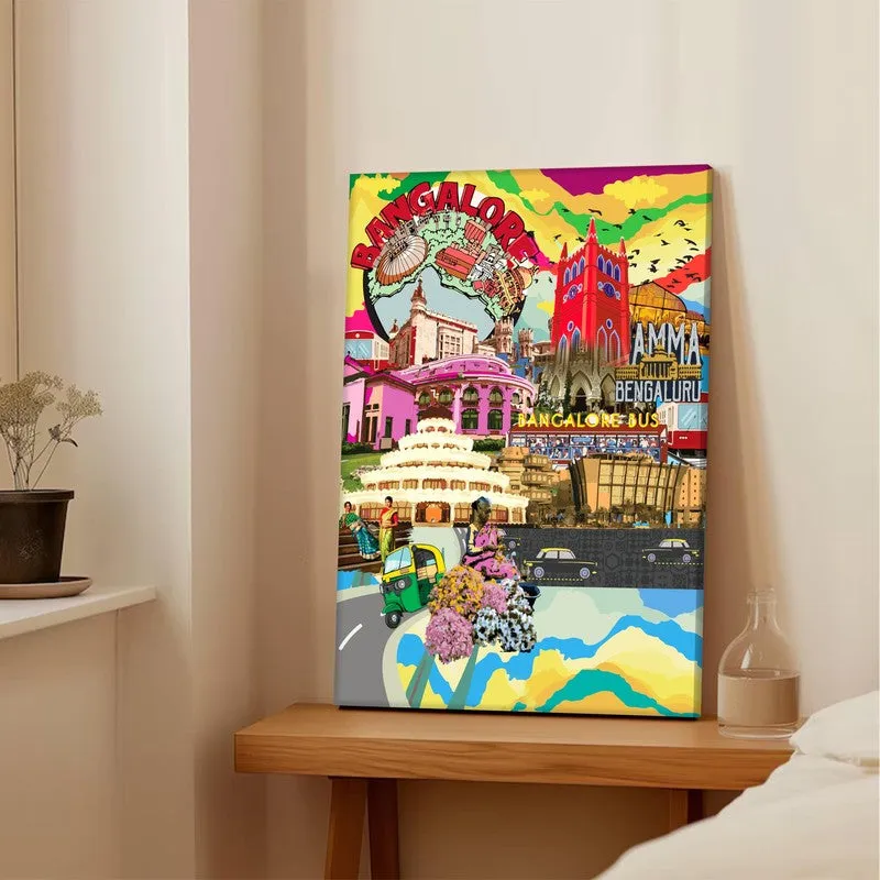 Bangalore City Canvas Wall Art media 3