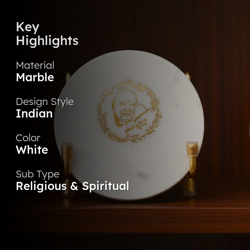 Guruji Marble Showpiece media 2