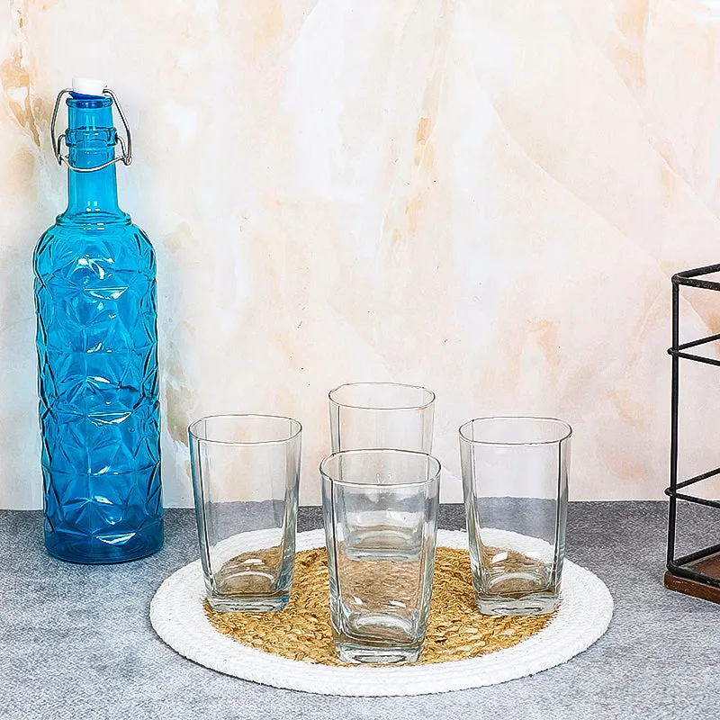 Harlan 1000 mL Water Bottle With 350 mL Glasses - Five Piece Set media 1
