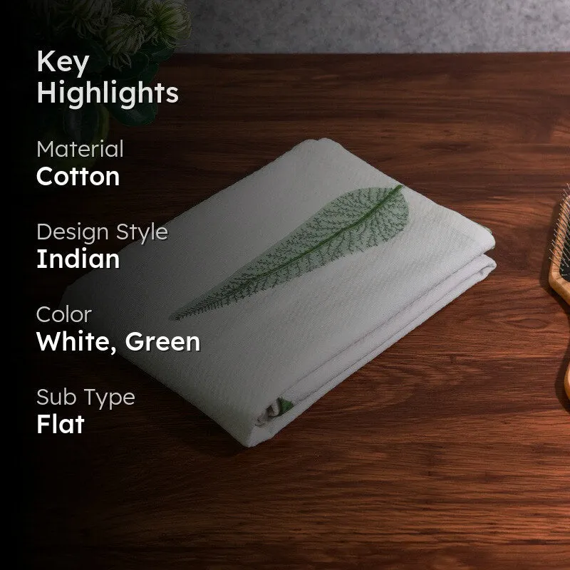 Palm Whisper Cotton BathTowel - Green media 2