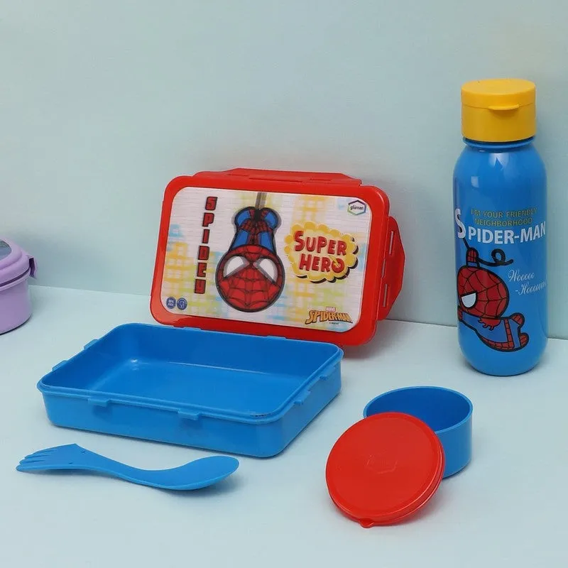 Spidey Kid Lunch Box 700 ML With 600 ML Water Bottle - Two Piece Set media 6