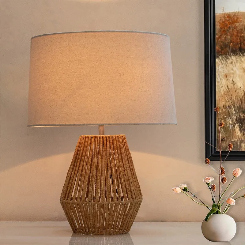 MinimalNest Metal Table Lamp - Beige media 5