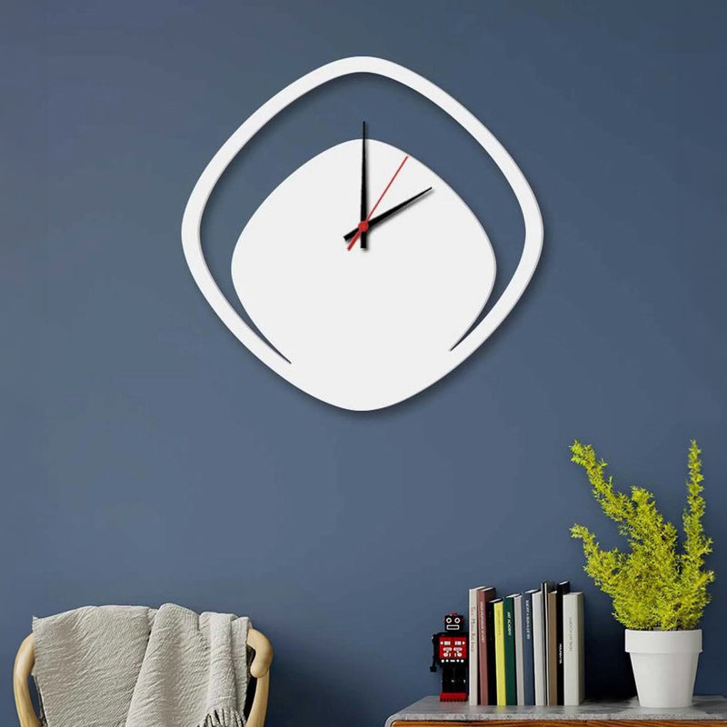 Boomera White MDF Wall Clock media 3