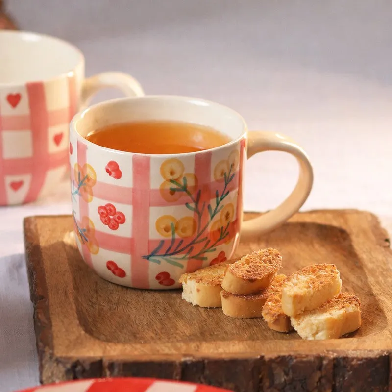 Blossom Ceramic Coffee Mug (500 mL Each) - Set Of Two media 8