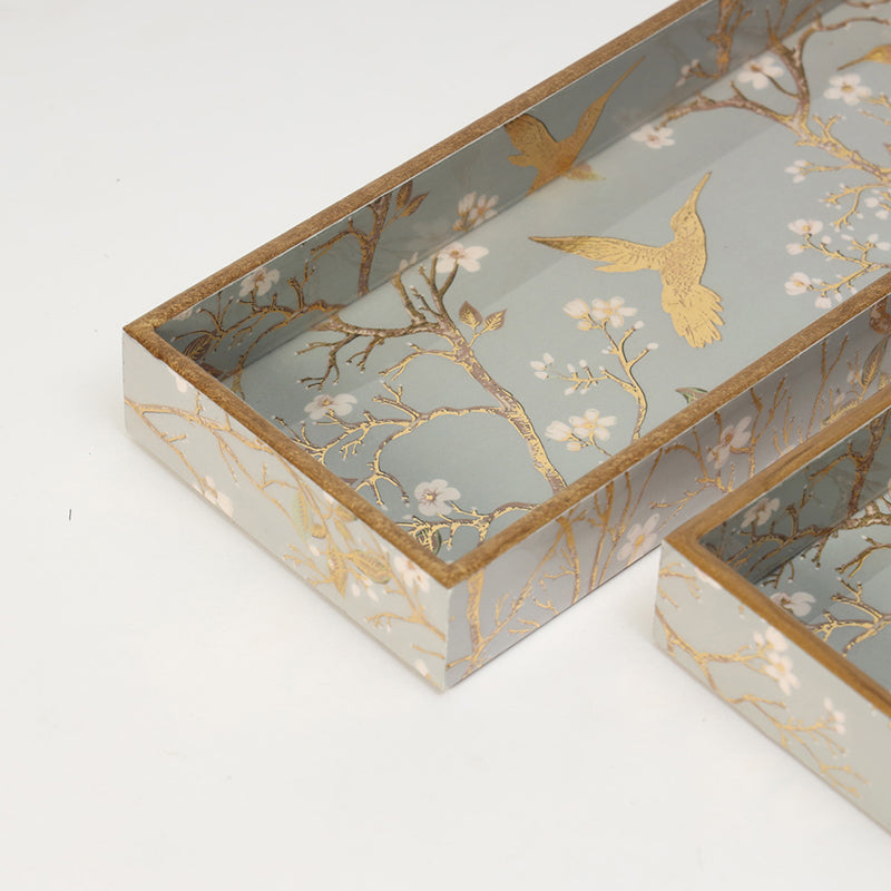 Sterling Flight Enamel Coated Serving Tray (Rectangle) - Set Of Two media 5