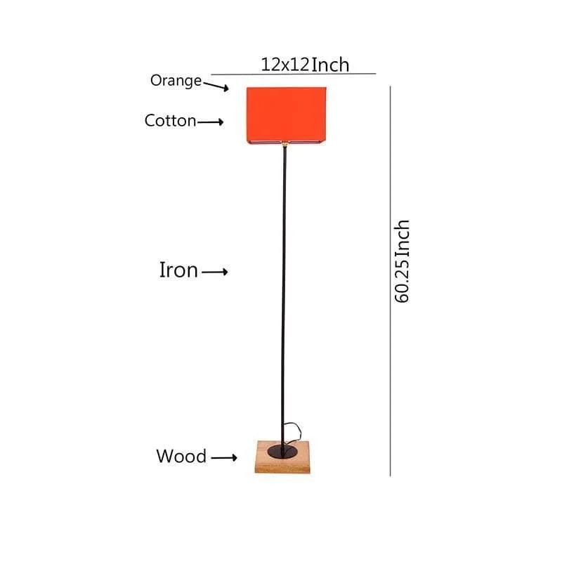 Solid Play Floor Lamp - Orange media 9