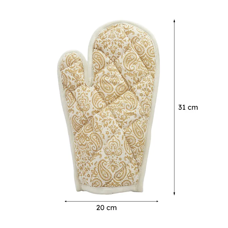 Swayam Tapsi Kitchen Gloves (Yellow) - Set Of Two media 9