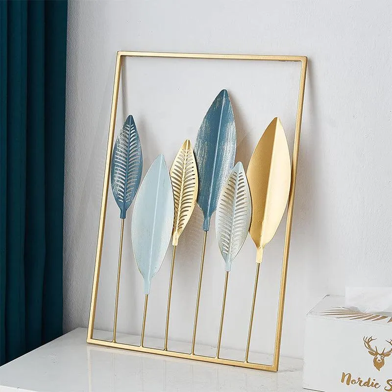 Griva Leaf Iron Wall Accent media 1