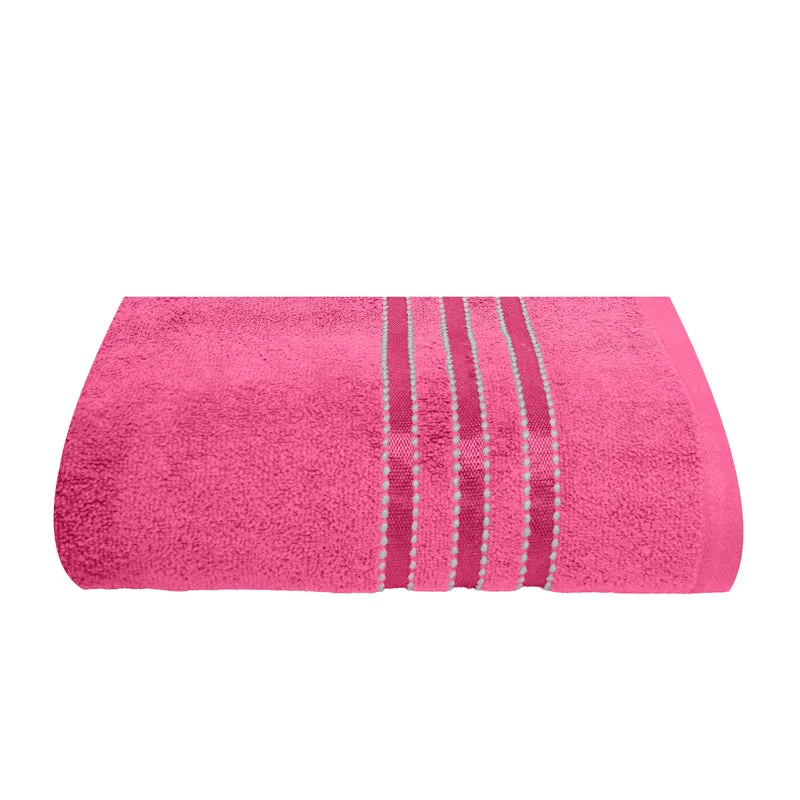 Micro Cotton LuxeDry Comfort Solid Bath Towel - Pink media 6