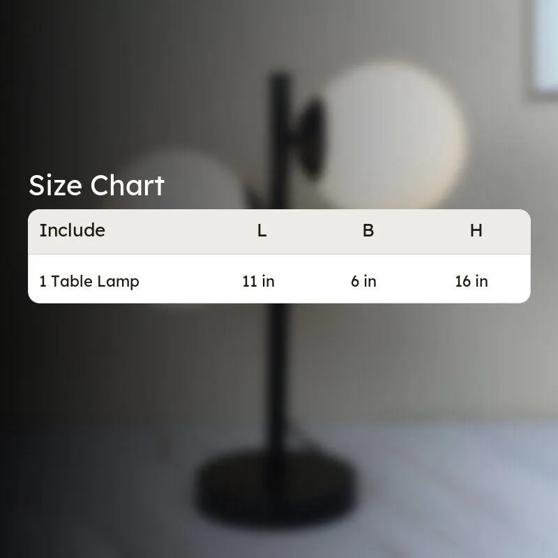Mini Nova Duo Solid Iron Moon LED Table Lamp - White,Black media 7