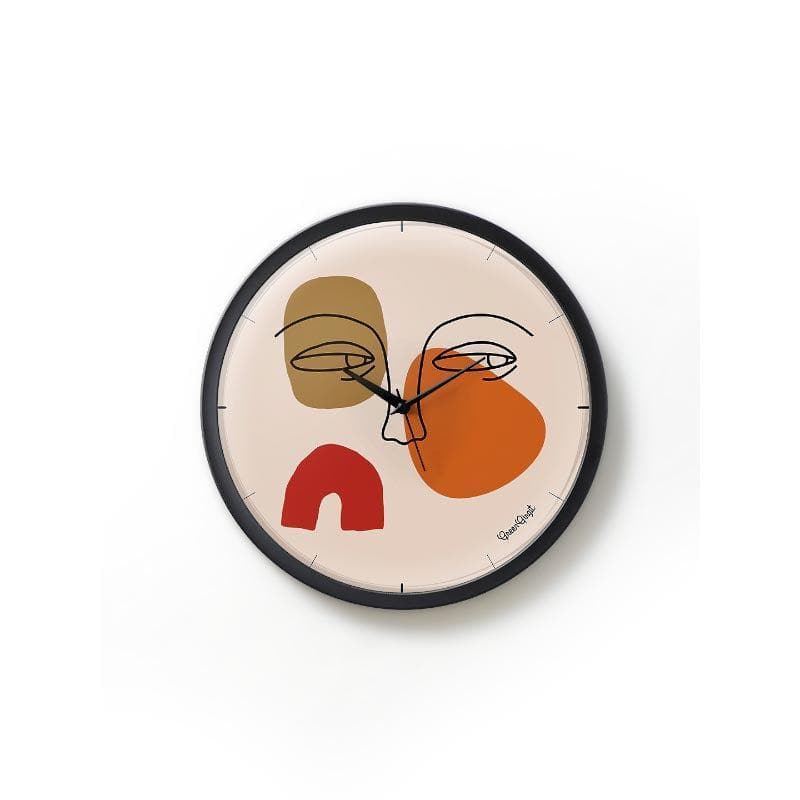 Abstract Faces Wall Clock media 3