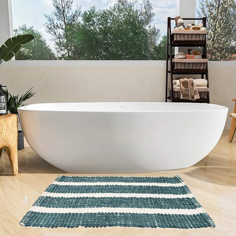 Sena Cotton Bath Mat - Green media 1