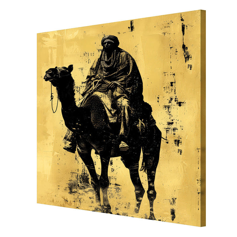 Camel Rider Poly Canvas Wall Painting media 6