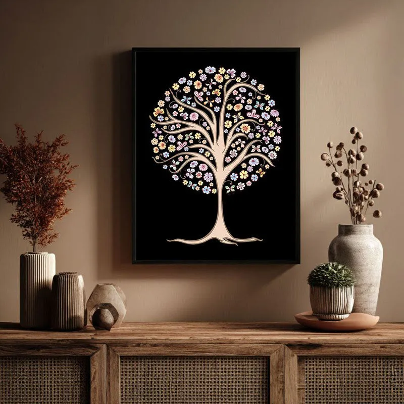 Vana Shakhi Archival Paper Wall Art With Frame media 3