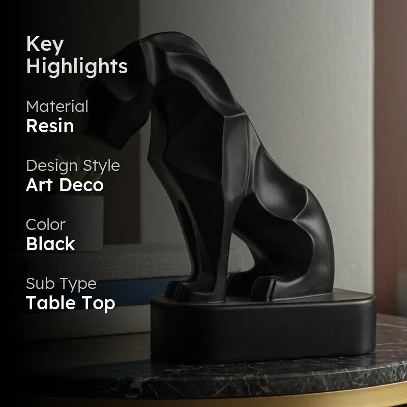 Panther Resin Showpiece - Black media 2