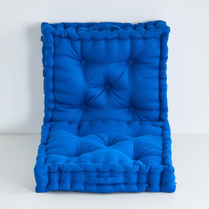Marlon Floor Cushion (Classic Blue) - Set Of Two media 3