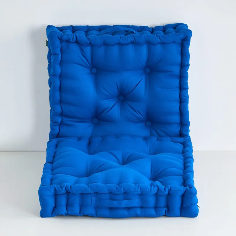 Marlon Floor Cushion (Classic Blue) - Set Of Two media 3
