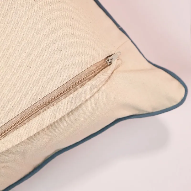 Meadow Mix Embroidered Cotton Cushion Cover media 5