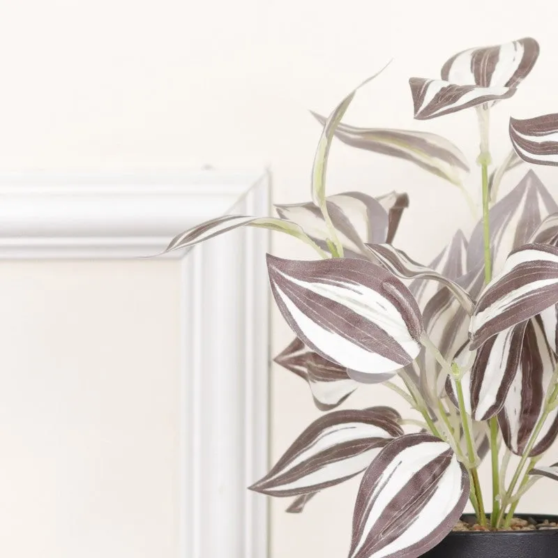 Artificial Wandering Dude Plant With Black Fiber Pot - 0.9 Feet media 6