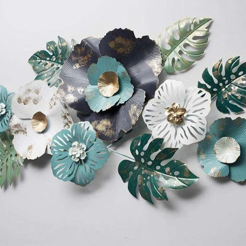 Fleur Moderne Floral Metal Wall Accent media 3