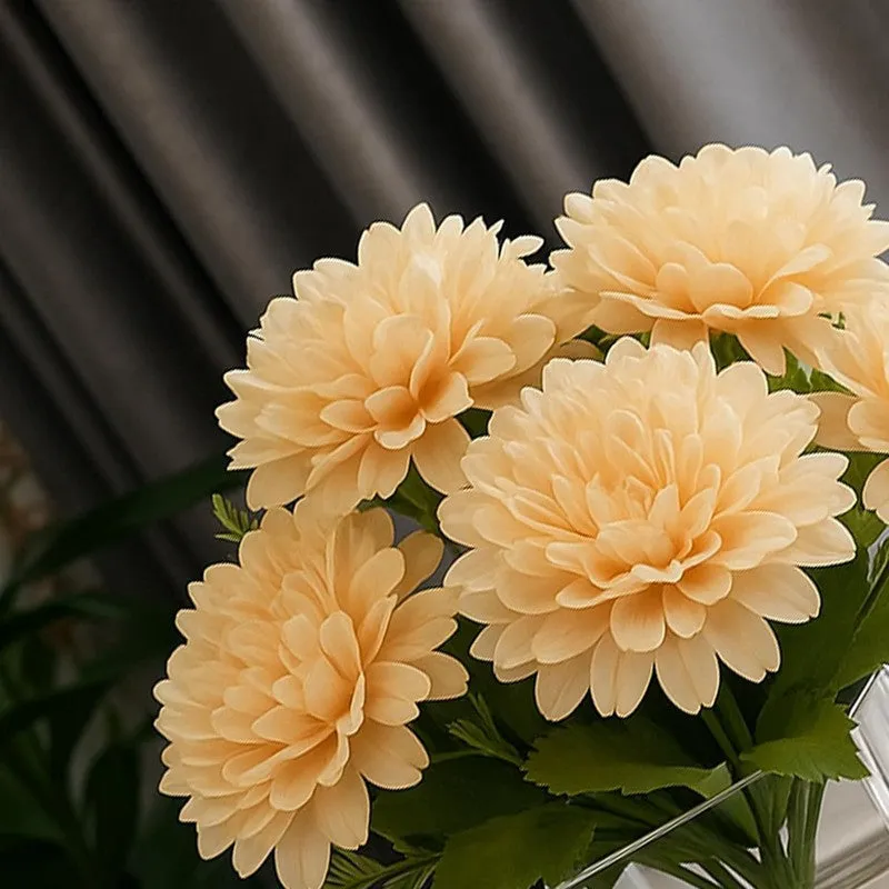Florisse Artificial Hydrangea Flower (Peach) - Set Of Four media 7
