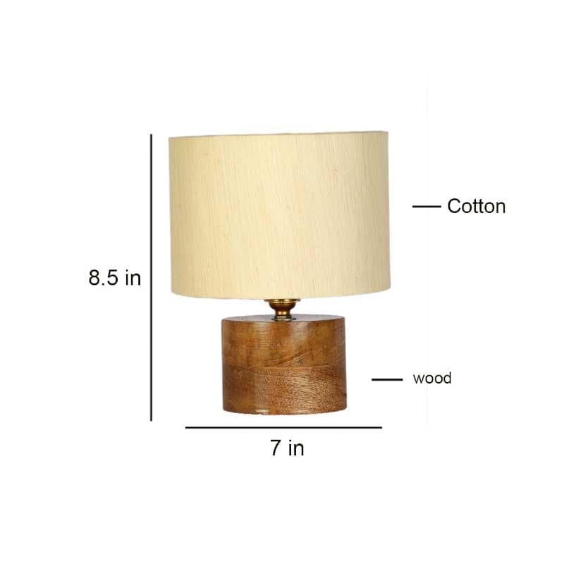 Bibboti Fabric Table Lamp - Beige,Brown media 6
