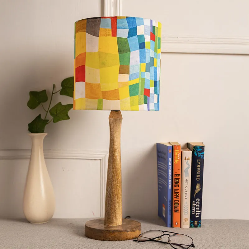 Color Mosaic Fabric Table Lamp - Multicolor media 2