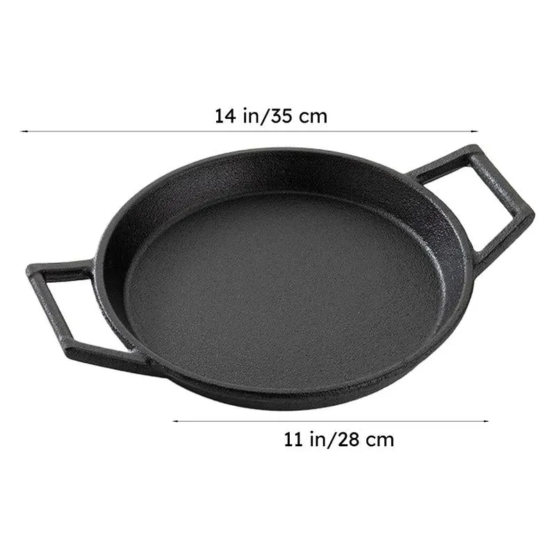 Flamedisk Cast Iron Shallow Dosa Tawa - 20 cm media 8
