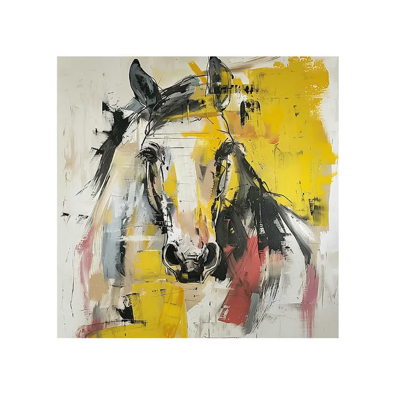 Racehorse Wall Painting media 5