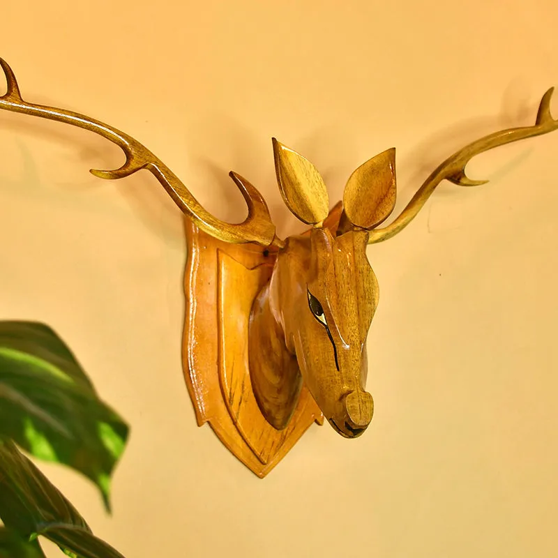 Antler Hue Wooden Wall Accent media 5
