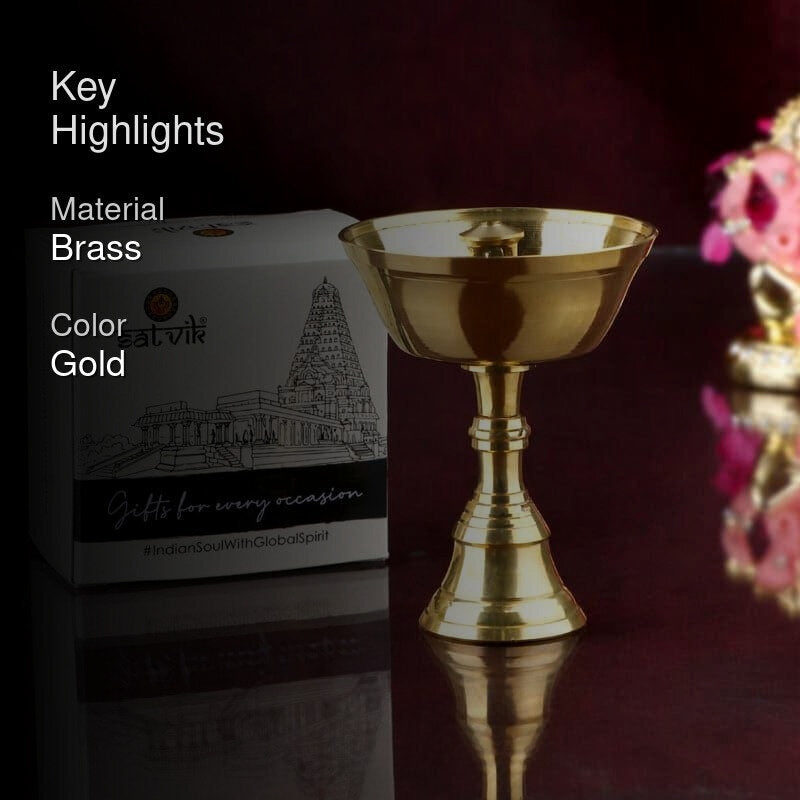 Tibetan Brass Lamp media 2