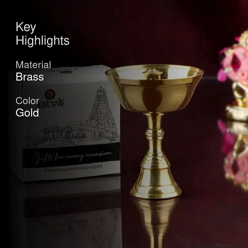Tibetan Brass Lamp media 2